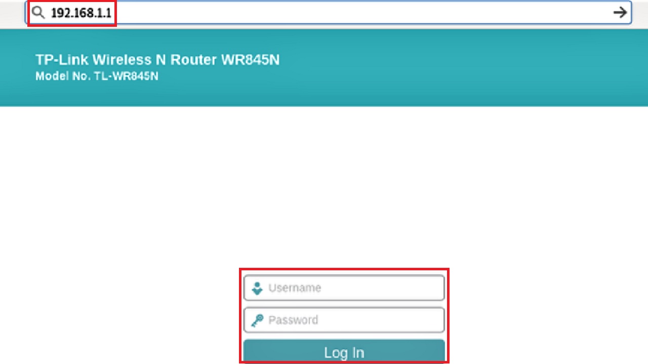 login to the web portal using your username and password