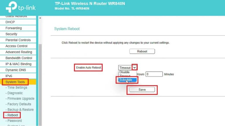 How to Schedule Router Reboot Automatically