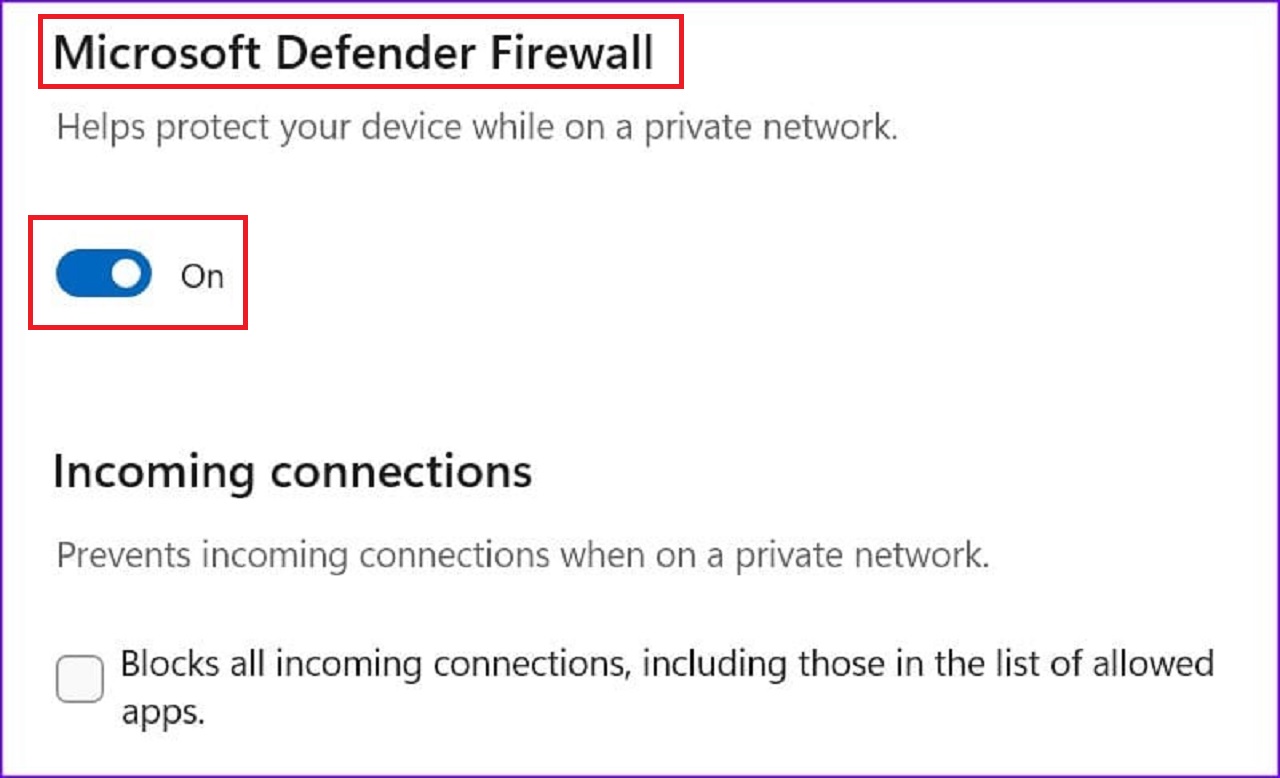 Microsoft Defender Firewall