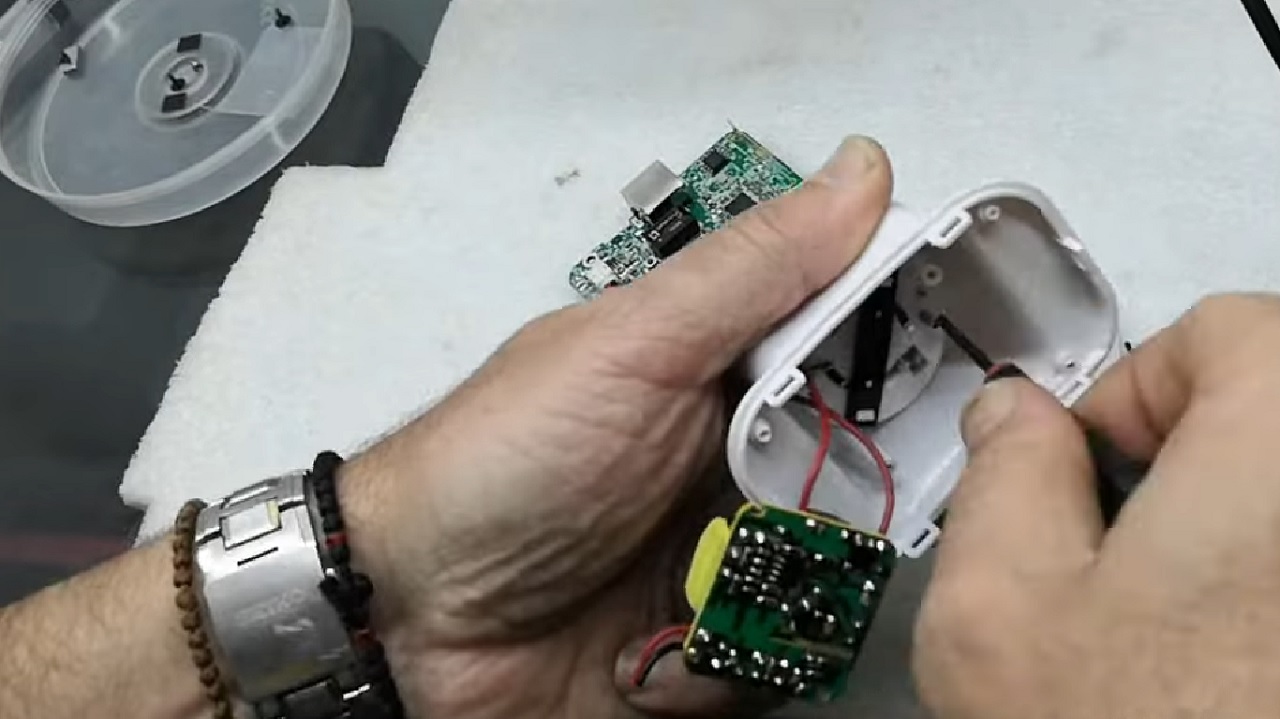 Remove the old power board