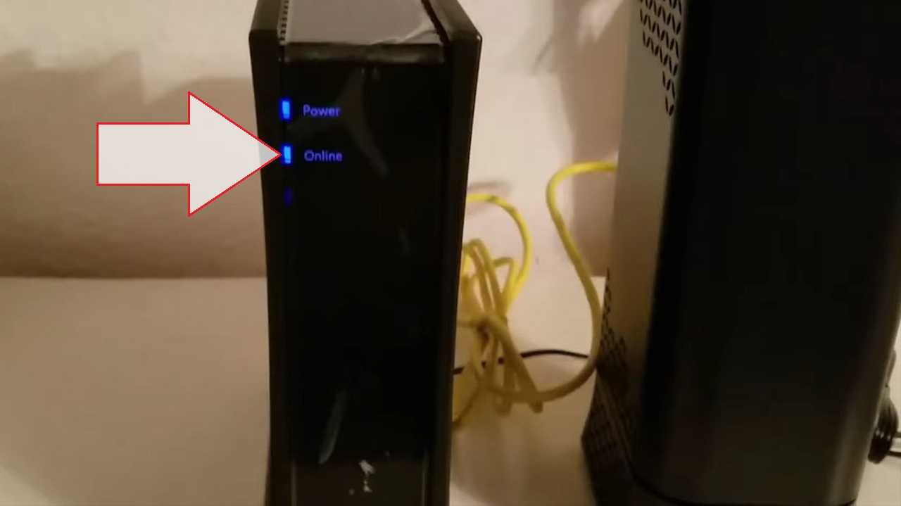 Check the modem connection