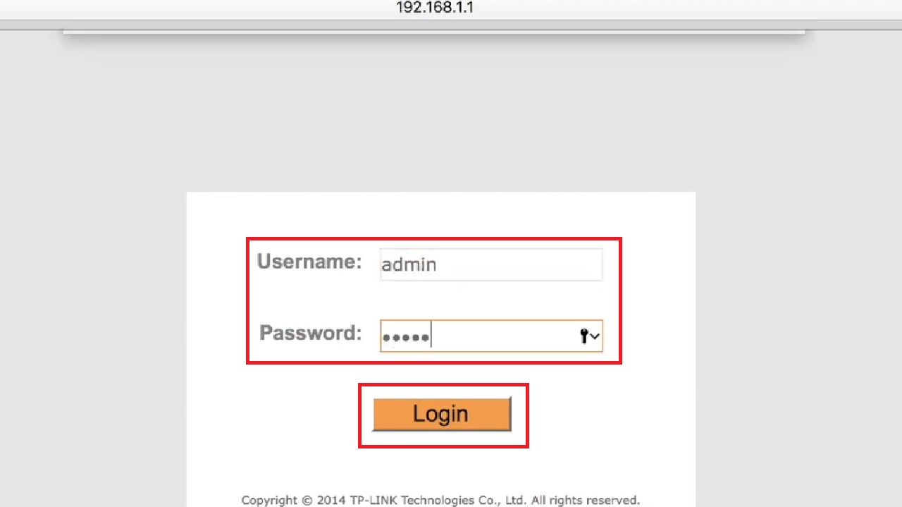 Login with the Username and Password