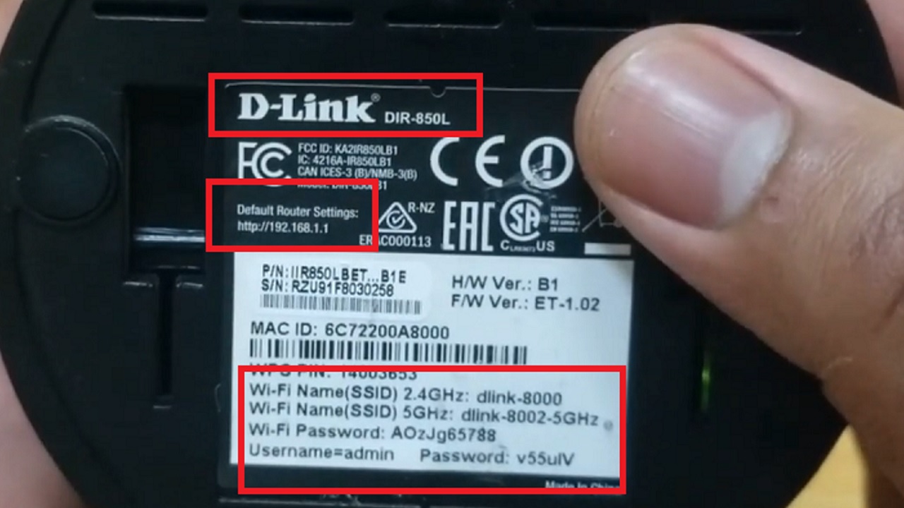 Checking router label